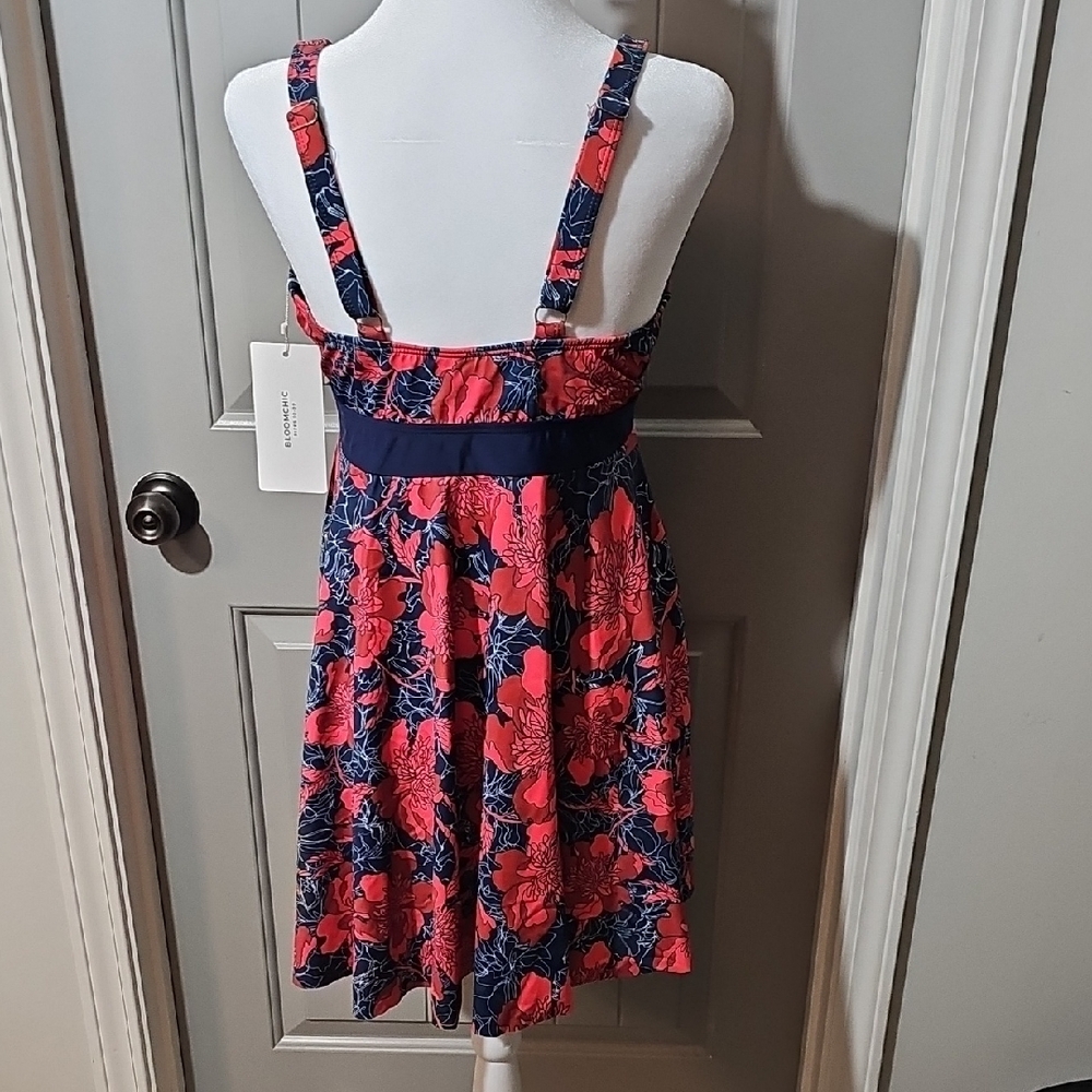 BloomChic Red and Blue Tankini Swimwear - Picture 4 of 6